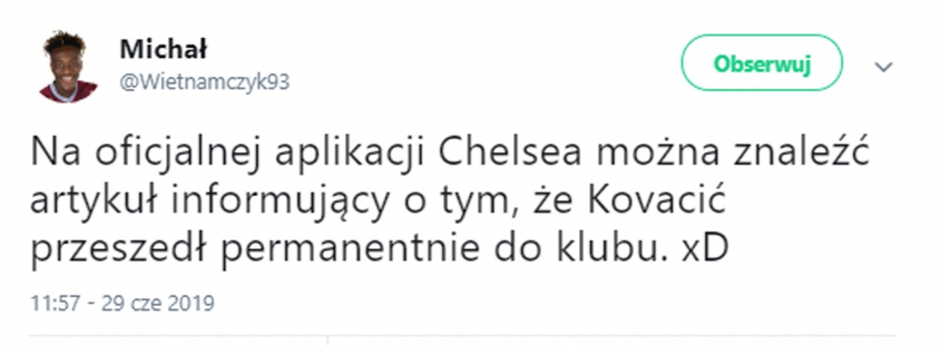 PRZECIEK transferowy w oficjalnej aplikacji Chelsea! :D Kovačić w Chelsea!